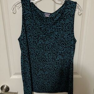 Laura Scott Patterned Sleeveless Top